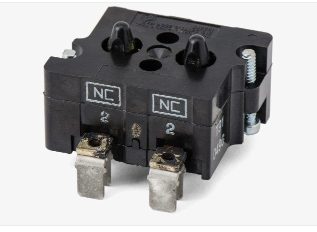 10250T91 Eaton Contact Block, 2-NC w/Spade Connectors