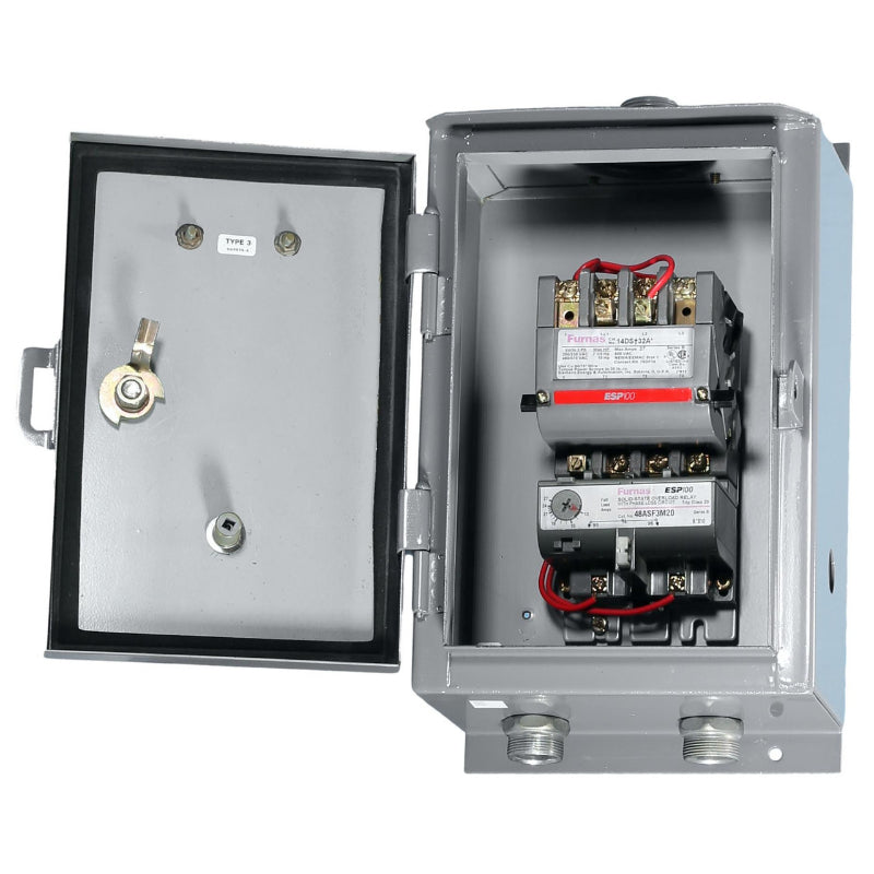 14DSF32A Siemens Enclosed Starter 600 V 27 A 10 hp Three Phase 440 to 480 V Coil