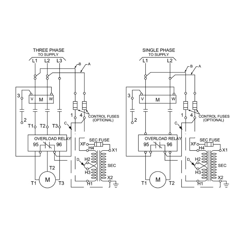 14DUD32AA Siemens Non-Reversing Motor Starter 240 V 27 A 14 kA 8.6 W 10 hp 3 Pole Three Phase Screw 110 to 240 V Coil