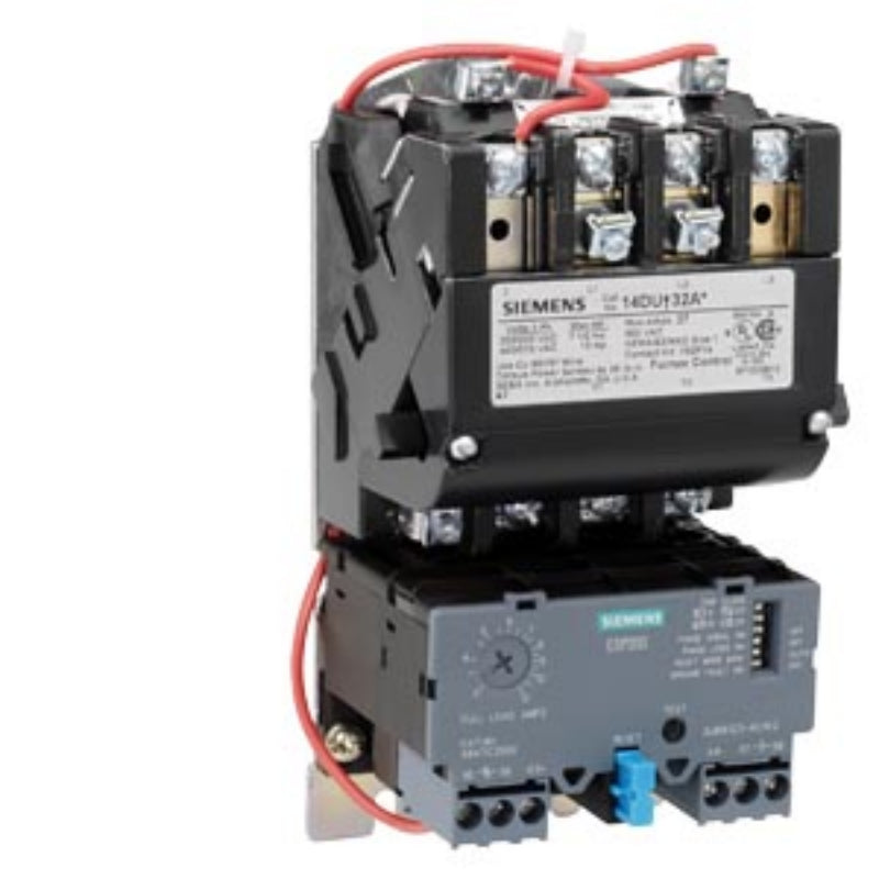 14DUD32AG Siemens Non-Reversing Motor Starter 240 V 27 A 14 kA 8.6 W 10 hp 3 Pole Three Phase Screw 220 to 240 V Coil