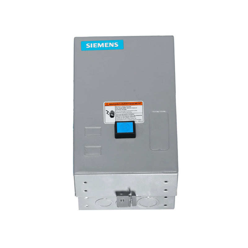 14DUE32BA Siemens Non-Reversing Motor Starter 240 V 27 A 14 kA 8.6 W 7.5 hp 3 Pole Three Phase Screw 110 to 240 V Coil