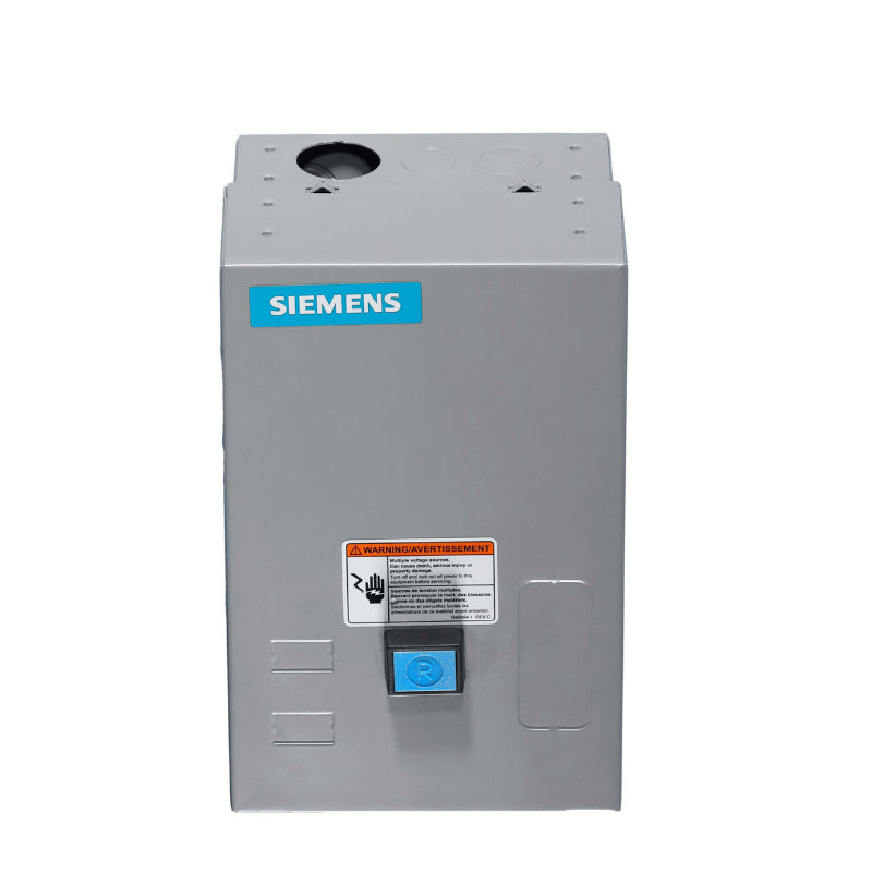 14DUE32BA Siemens Non-Reversing Motor Starter 240 V 27 A 14 kA 8.6 W 7.5 hp 3 Pole Three Phase Screw 110 to 240 V Coil