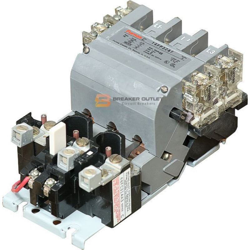 14FP32AF Siemens Series B Magnetic Starter 600 V 45 A 25 hp Three Phase Screw 120 V Coil