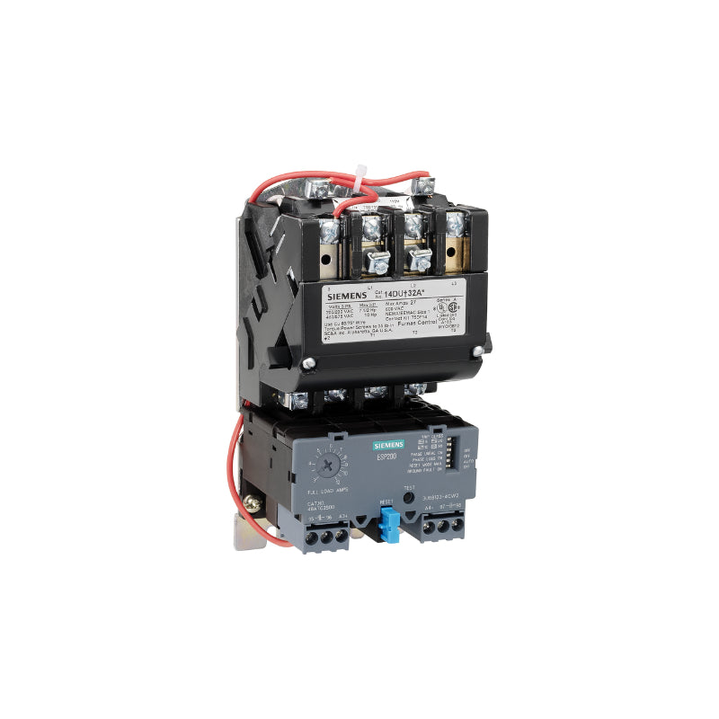 14FUF32AF Siemens Series A Non-Reversing Motor Starter 600 V 45 A 14 kA 8.6 W 25 hp 3 Pole Three Phase Screw 120 V Coil