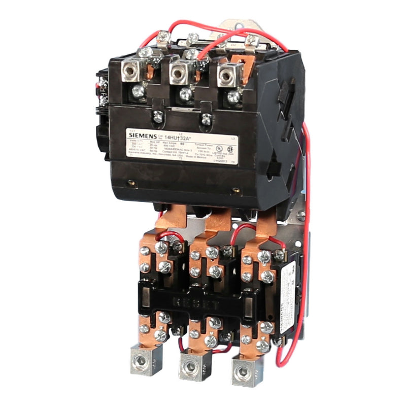 14HU+32AA Siemens NEMA Starter 600 V 90 A 50 hp Three Phase Screw 120 V Coil