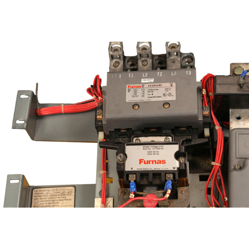 14MF108815 Siemens B Series Reversing Motor Starter 600 V 540 A 400 hp 3 Pole Three Phase 120 VAC Coil