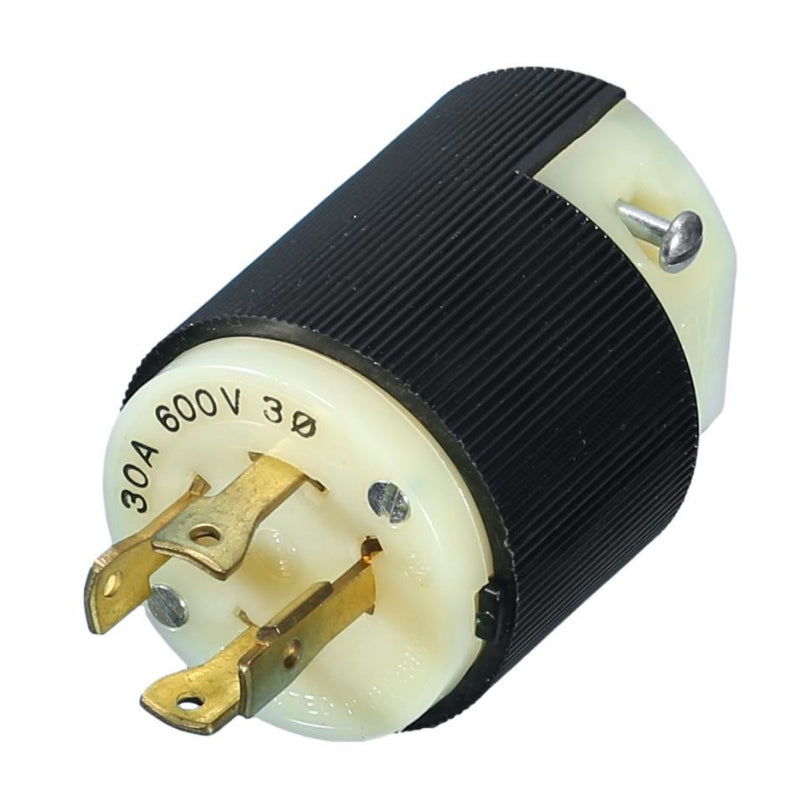 2721 Hubbell Twist-Lock Plug Nylon 30 A 250 VAC 3 Pole