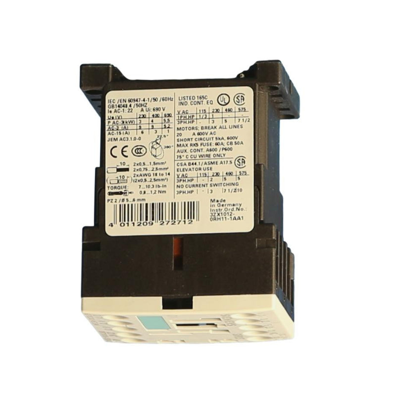 3RT1016-1BB42 Siemens Power Contactor 400 V 9 A 4kW 1NC 5 kA