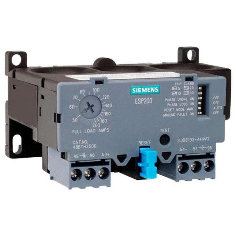 3UB81334HW2 Siemens Solid State Overload Relay 50 to 200 A 600 V 50/60 Hz