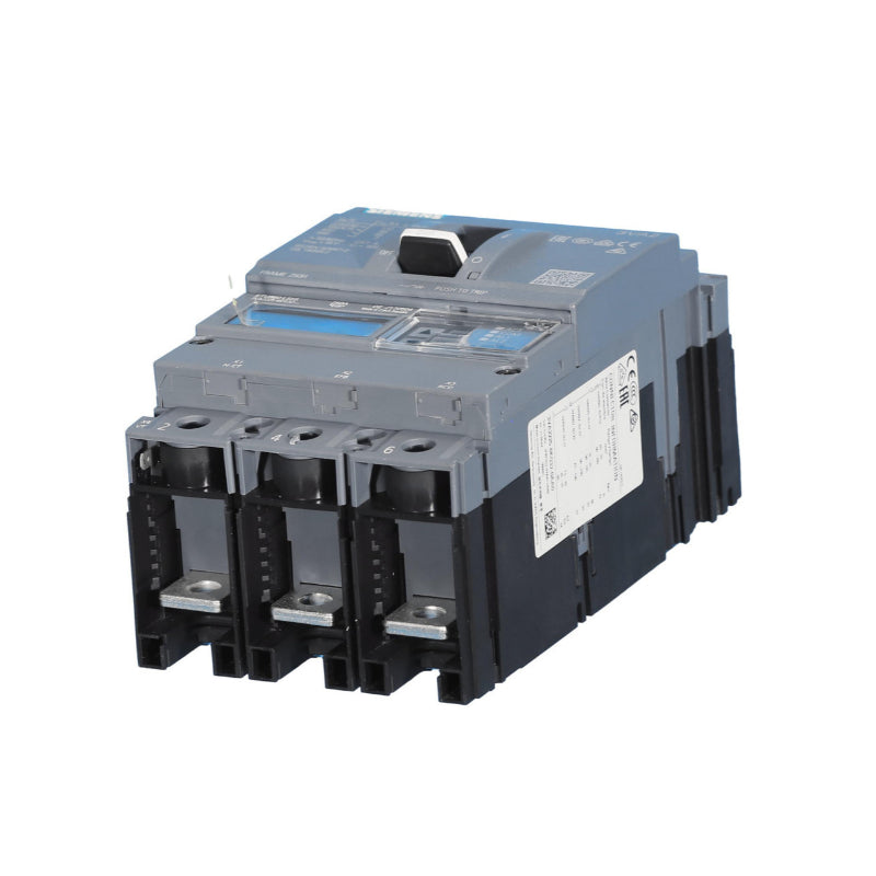 3VA2225-6KQ32-0AA0 Siemens 3VA Molded Case Circuit Breaker 250 A 3 Pole 690 VAC 250A Frame Electronic Lug 242 kA