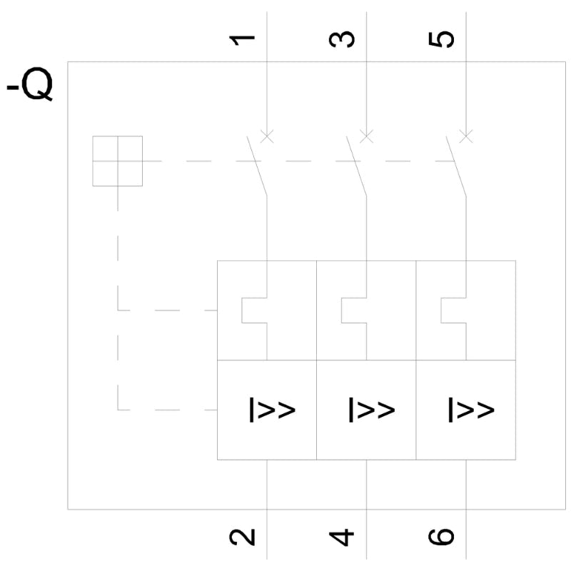 3VA5215-6ED31-0AA0 Siemens Sentron 3VA & HFAS Molded Case Circuit Breaker 150 A 3 Pole 690 VAC 250A Frame Thermal Magnetic 100 kA