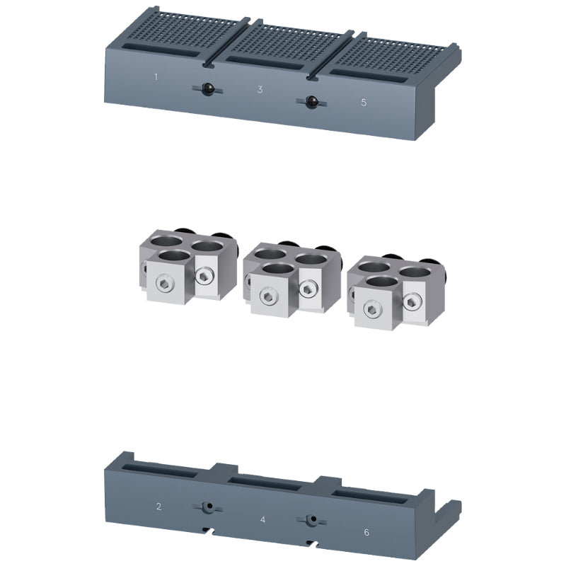 3VA9673-0JB32 Siemens Wire Connector 800 to 1000 A Aluminum For 3VA5/3VA6 Series UL Circuit Breaker