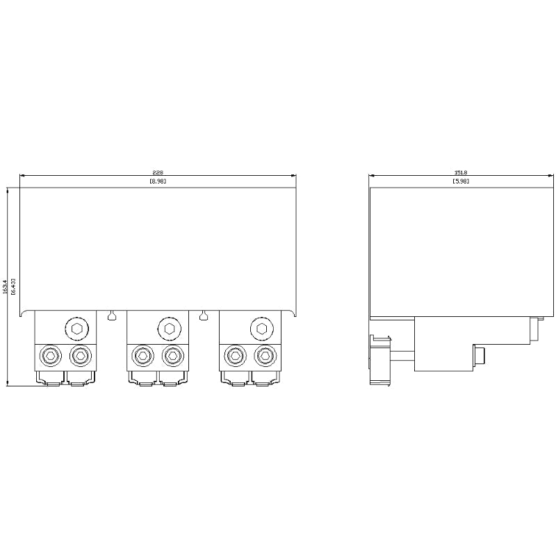 3VA9773-0JJ34 Siemens Wire Connector 1200 A Aluminum For 3VA57/3VA67 Series UL Circuit Breaker