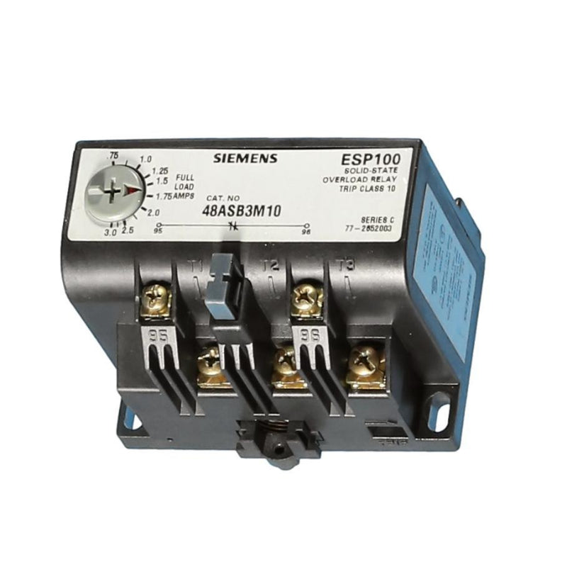 48ASB3M10 Furnas ESP100 Series Solid State Overload Relay 0.75 to 3 A Class 10