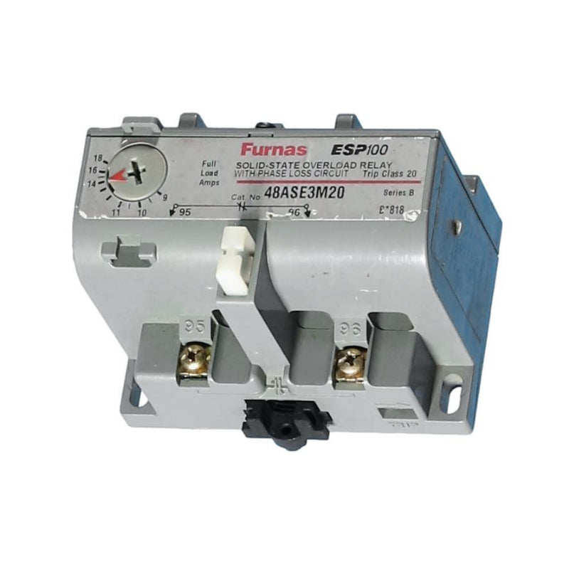 48ASE3M20 Furnas ESP100 Series Solid State Overload Relay 9 to 18 A Class 20