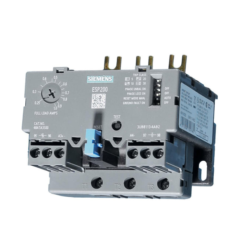 48ATA3S00 Siemens Solid State Overload Relay 0.25 to 1 A 600 V 50/60 Hz