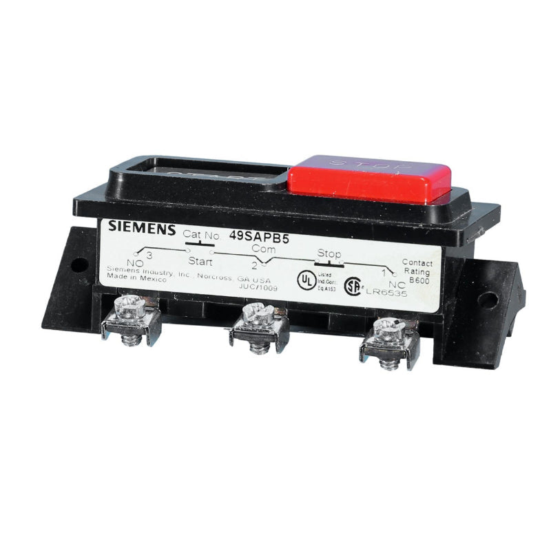 49SAPB5 Siemens Start/Stop Button Kit for ESP200 Solid-State Overload