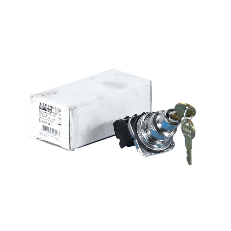 52SC6AEA1 Siemens Keyed Selector Switch 1 NO 1NC