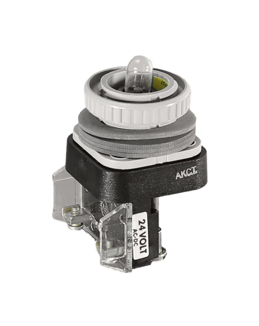 800H-QR24R Illuminated Red Cap Pilot Light