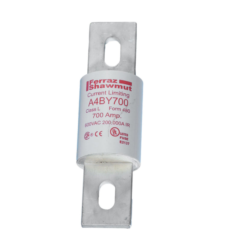 A4BY700 Mersen A4BY Time Delay Fuse 600 V 300 VDC 200 kA Blade Terminal Class L 700 A