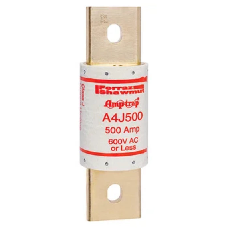 A4J500 Mersen A4J Fast Acting Fuse 600 V 200 kA Class J Blade Terminal 500 A