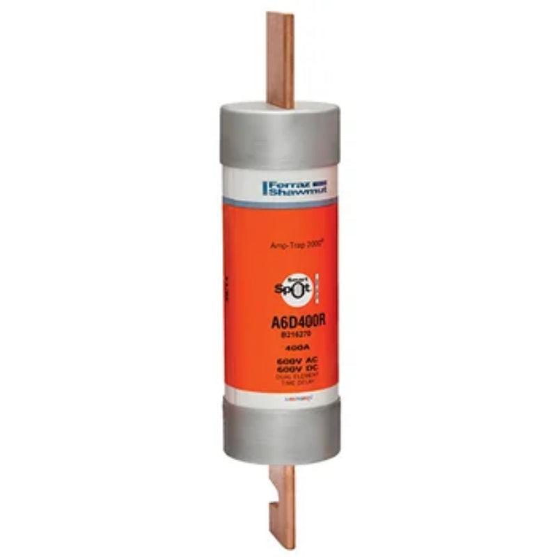 A6D400R Mersen A6D-R Time Delay Fuse 600 V 600 VDC 200 kA Blade Terminal Class RK1 400 A