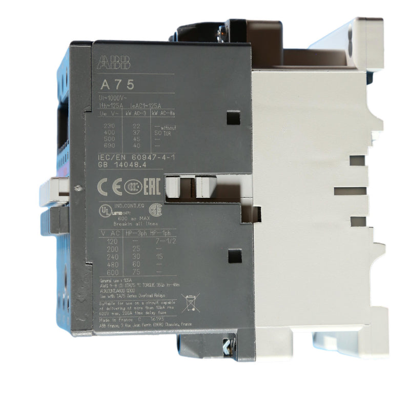 A75-30-11 ABB A75 Contactor 110 to 120 V 105A 3P