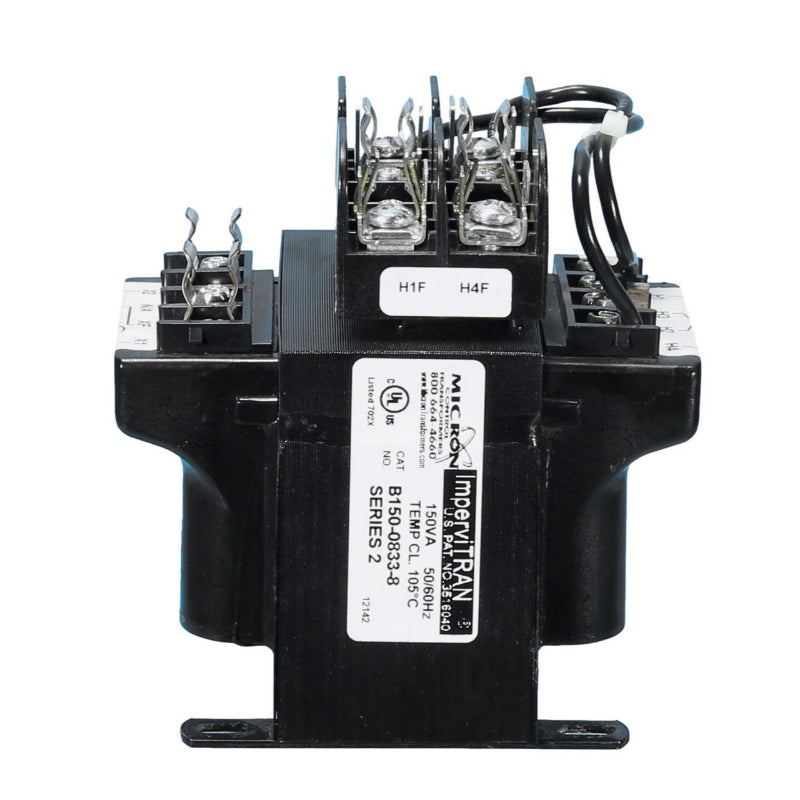 B150-0833-8 Micron Controls Series 2 Control Transformer 0.5 kVA 120 V Single Phase