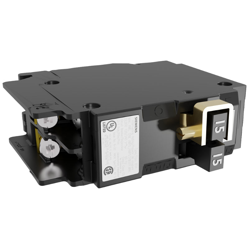 B1515H Siemens BTH Miniature Circuit Breaker 15 A 1 Pole 120/240 VAC EQ Frame Thermal Magnetic Lug 22 kA