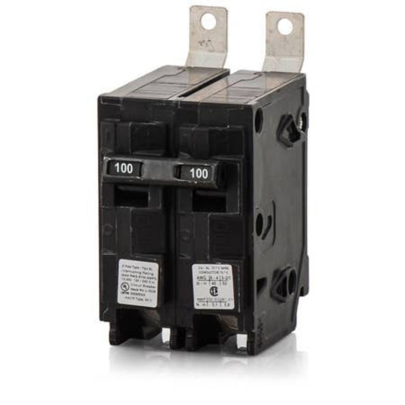 B2100H Siemens BLH Molded Case Circuit Breaker 100 A 2 Pole 120/240 VAC BL 125A Frame Thermal Magnetic Load Side Lug 22 kA