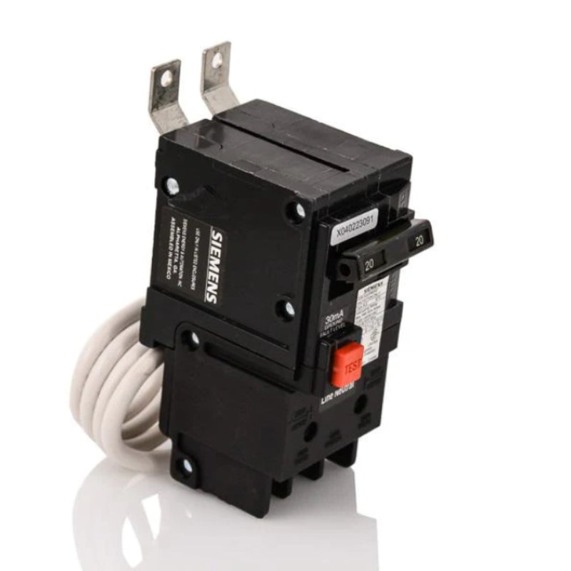 BE220 Siemens BLE Molded Case Circuit Breaker 20 A 2 Pole 120/240 VAC Thermal Magnetic Lug 10 kA