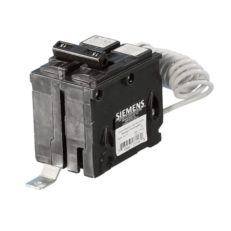 BG215 Siemens BLG Switching Neutral Circuit Breaker 15 A 2 Pole 120 VAC BL 125A Frame Thermal Magnetic Lug 10 kA