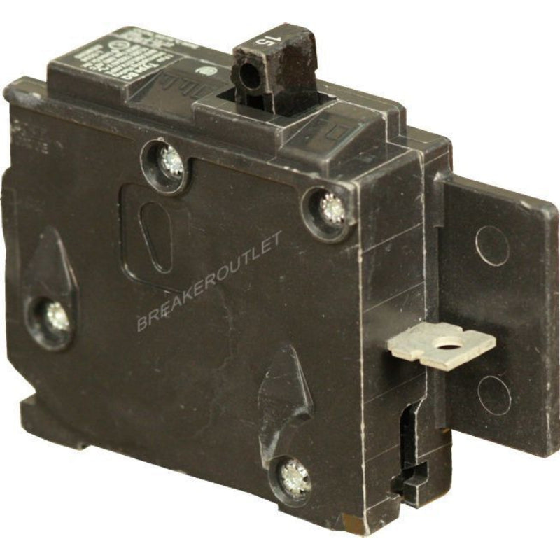 BQ1B015 Siemens BQ Molded Case Circuit Breaker 15 A 1 Pole 120/240 VAC Thermal Magnetic Load Side Lug 10 kA