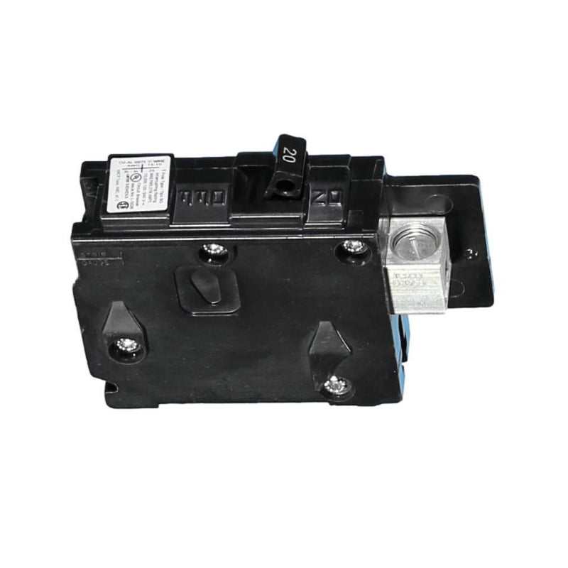 BQ1B020 Siemens BQ Molded Case Circuit Breaker 20 A 1 Pole 120/240 VAC Thermal Magnetic Load Side Lug 10 kA