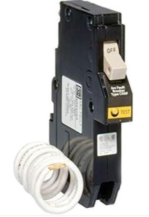 CH120CAF GFCI Combination Arc Fault Circuit Breaker
1-Pole, 20 Ampere