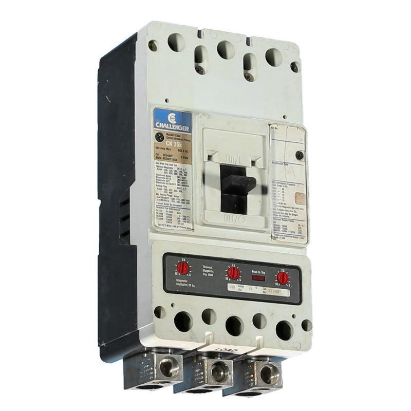 CK3400 Challenger Circuit Breaker Thermal Magnetic 600 V 400 A 3 Pole 35 kA