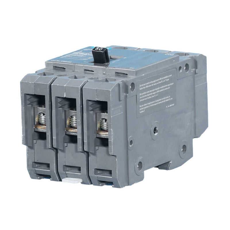 CQD350 Siemens CQD Molded Case Circuit Breaker 50 A 3 Pole 480Y/277 VAC CQD 100A Frame Thermal Magnetic Cable 65 kA
