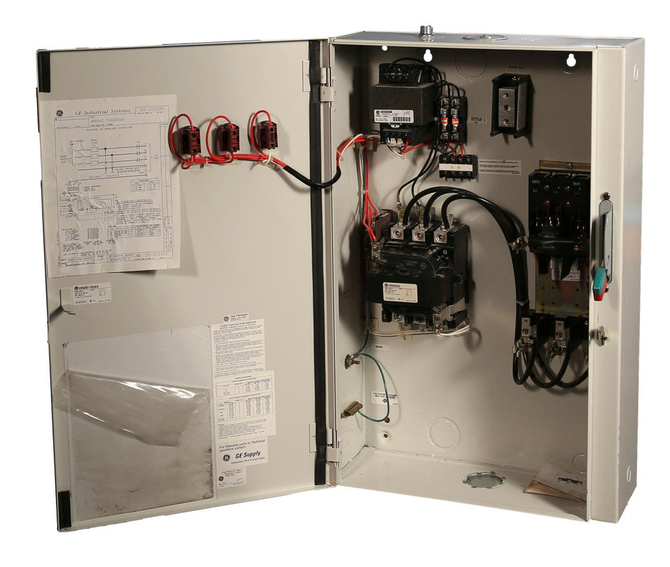 GE NEMA Size 3 Combination Starter Enclosed