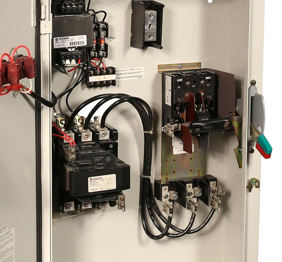 GE NEMA Size 3 Combination Starter Enclosed