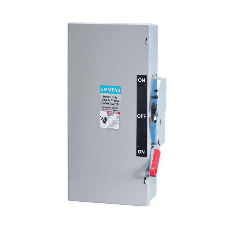 DTNF322 Siemens Safety Switch 240 V 60 A Non-Fusible 3PDT 3 Pole