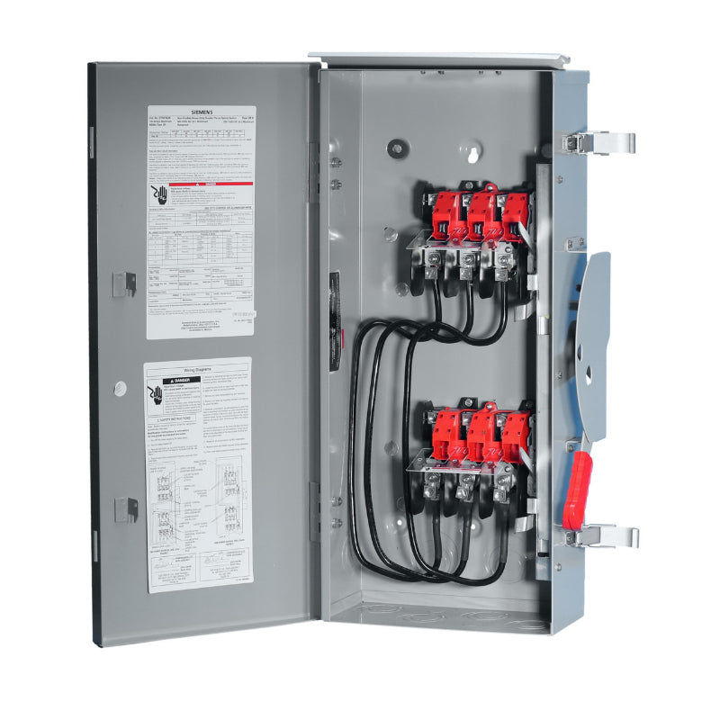 DTNF363R Siemens Safety Switch 600 V 100 A Non-Fusible 3PDT 3 Pole