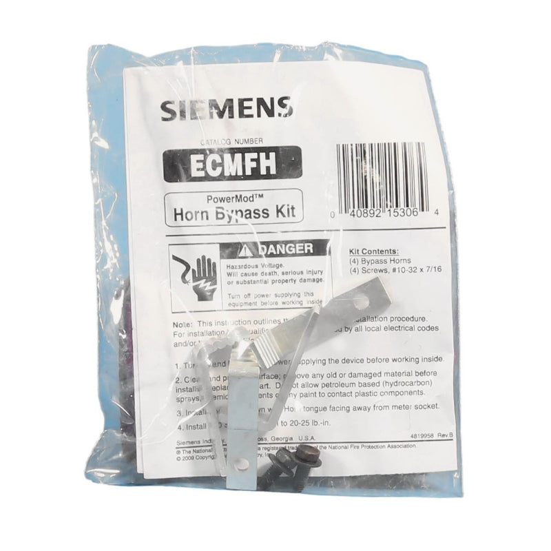 ECMFH Siemens Horn Bypass Kit For WP Meter Screw Mount