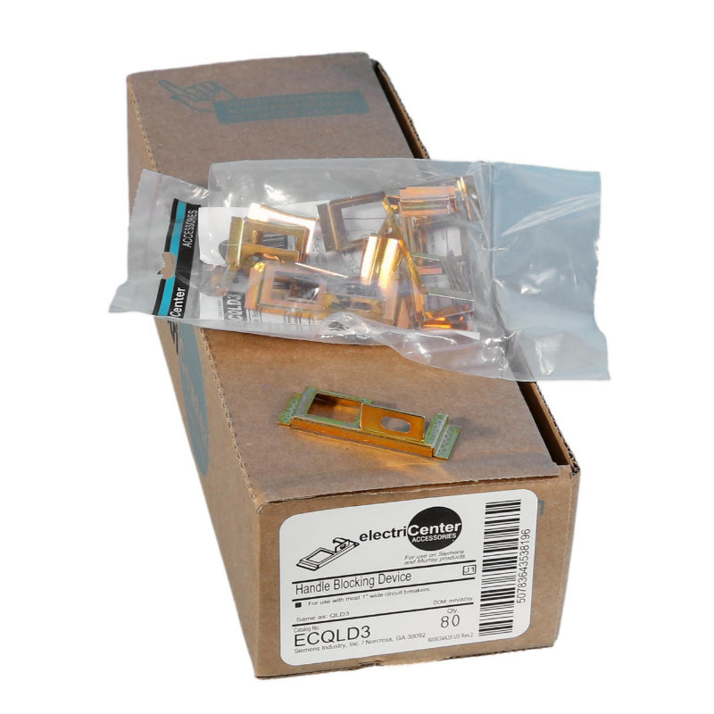 ECQLD3 Siemens Padlock Device Plug In For QP / BL / BQ / BQXD Circuit Breaker Series