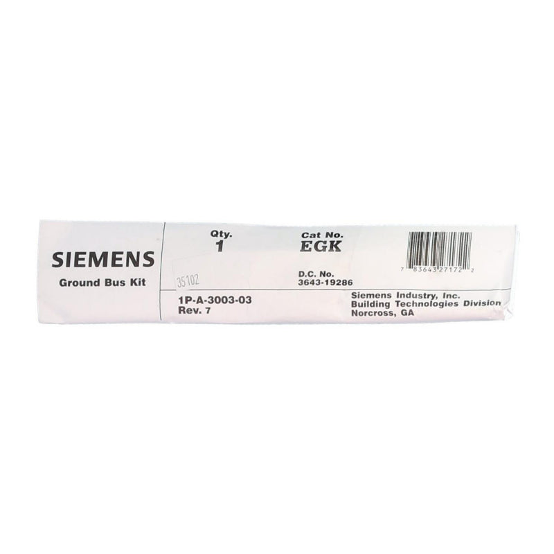 EGK Siemens Bus Kit For Type P1 P2 P3 Panel Board