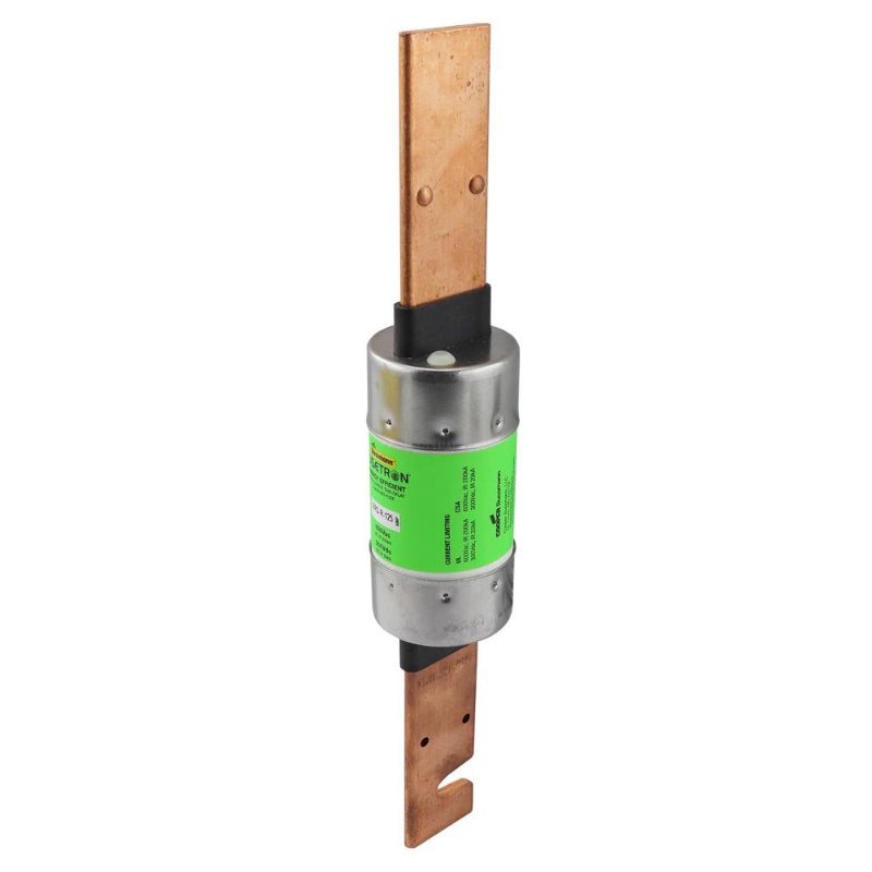 FRS-R-125 Fusetron Bussmann Time Delay Fuse 600 V 300 VDC 200 kA Blade Terminal Class RK5 Dual 125 A