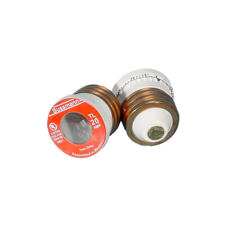 Fuse_Plug-20 Littelfuse Glass Plug Fuse 125 V Male Screw Glass 20 A