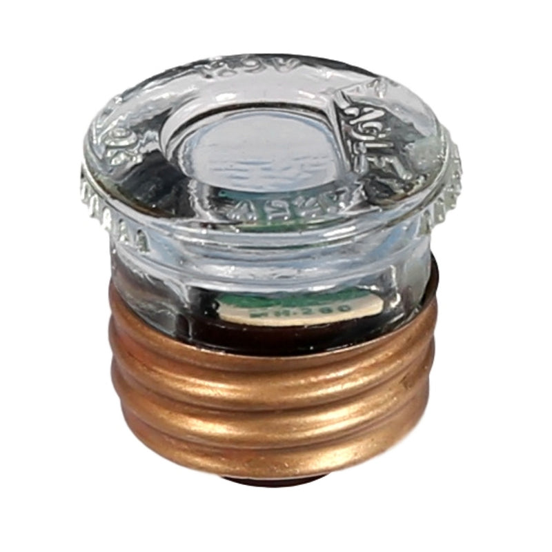 Fuse_Plug Littelfuse Glass Plug Fuse Male Screw Glass 30 A
