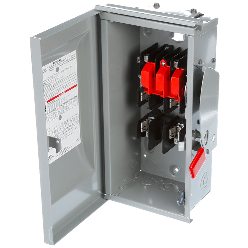 GF222NR Siemens VBII Series Safety Switch 240 VAC 60 A Fusible 2 Pole Galvanized Steel