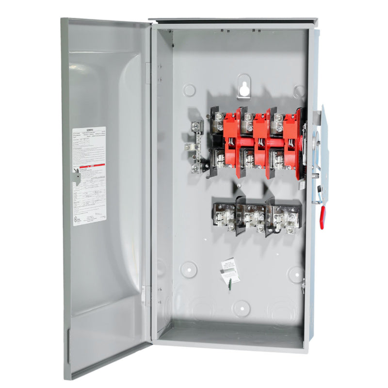 GF324NR Siemens VBII Series Safety Switch 240 V 200 A Fusible 3PST 3 Pole Steel