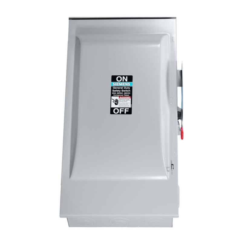 GF324NR Siemens VBII Series Safety Switch 240 V 200 A Fusible 3PST 3 Pole Steel